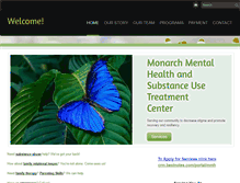 Tablet Screenshot of monarchmentalhealth.com